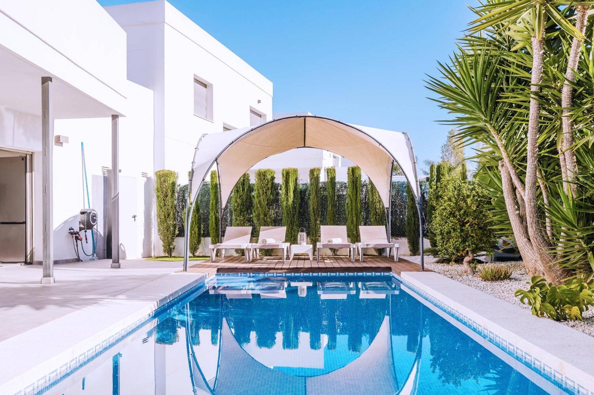 Casa Coco Stylisches Beachhouse Mit Pool & Sundeck Els Poblets Denia Eksteriør billede