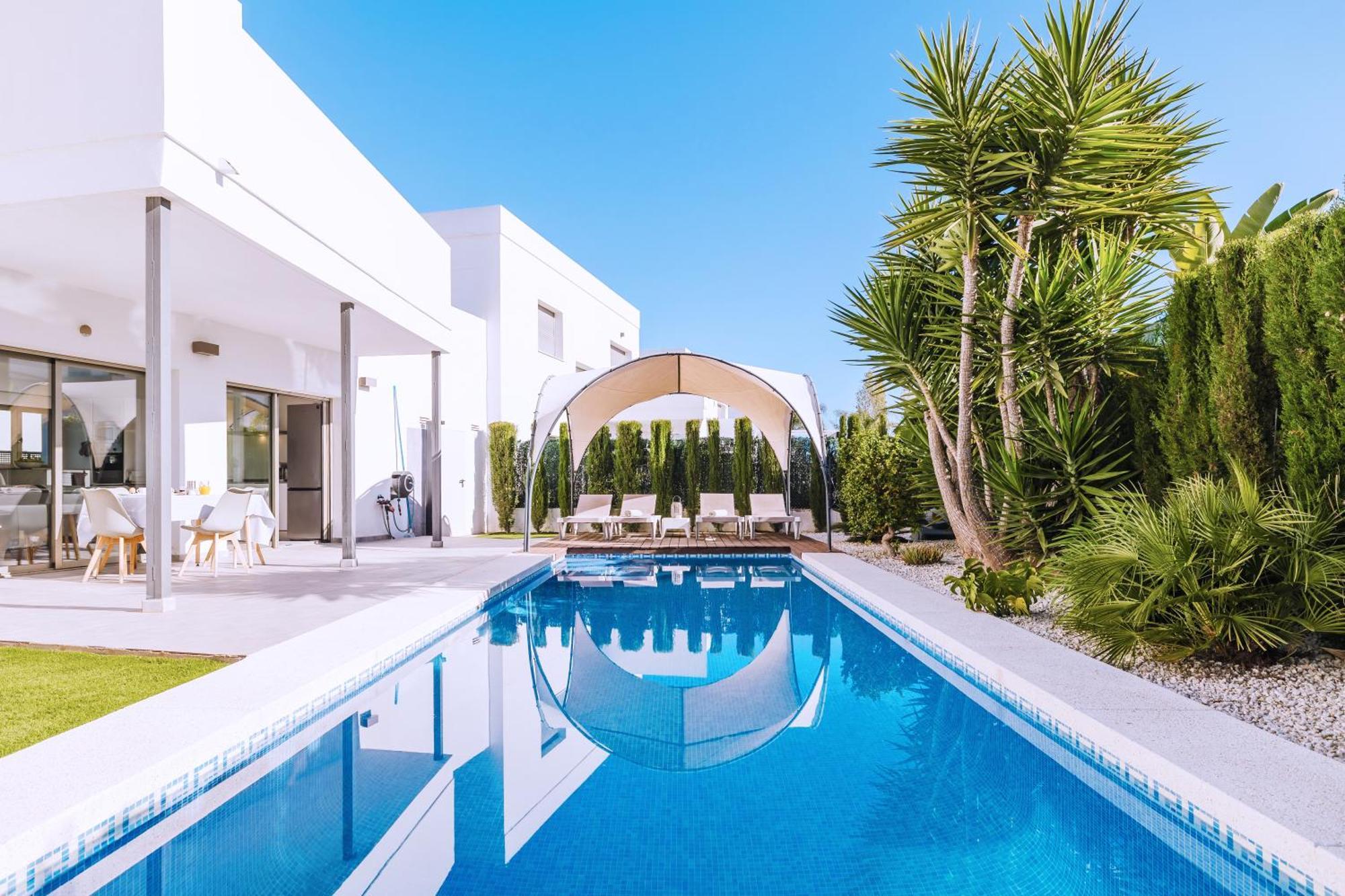 Casa Coco Stylisches Beachhouse Mit Pool & Sundeck Els Poblets Denia Eksteriør billede