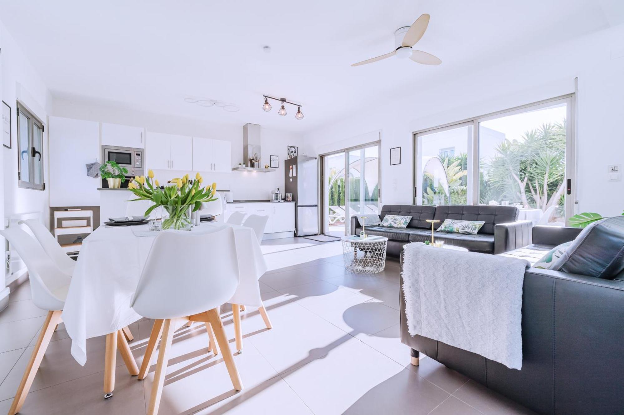 Casa Coco Stylisches Beachhouse Mit Pool & Sundeck Els Poblets Denia Eksteriør billede