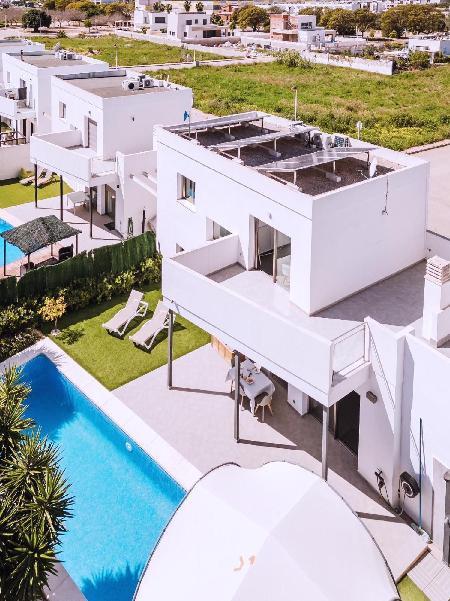 Casa Coco Stylisches Beachhouse Mit Pool & Sundeck Els Poblets Denia Eksteriør billede